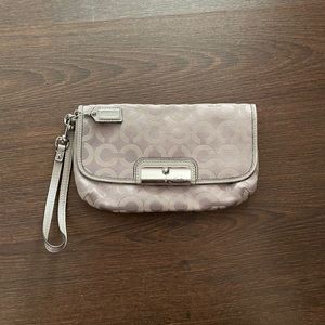 Coach Fold Over Wristlet. Used once!